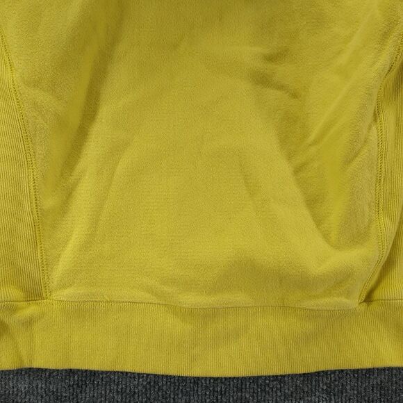 Champion Reverse Weave Mens Hoodie XS Yellow Big Embroidered Logo - Picture 5 of 14